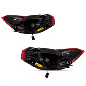 Par Sinaleira Traseira Onix 2020 Até 2024 Canto Com Led Vermelho