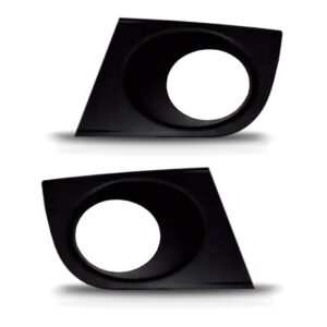 Par Moldura De Milha Diantero Tiida 2011 2012 2013 Preto Ambos Os Lados