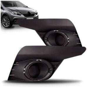 Par Moldura Do Farol De Milha Sandero Sem Furo 2020 21 2022 - Preto - Ambos Os Lados