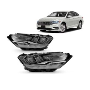 Par Farol Eletrico Para Jetta Sedan 2019 A 2022  Motor E Led