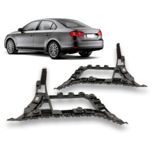 Par Suporte Guia Parachoque Traseiro Jetta 2011 A 2014