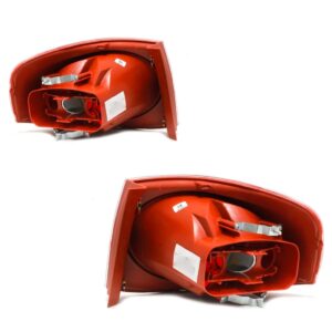 Par Lanterna Traseira Spacefox 2007 A 2010 Carcaça Vermelha Vermelho