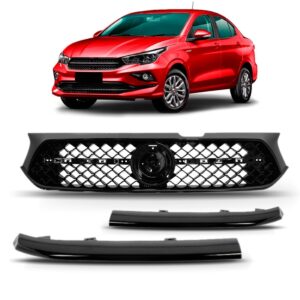 Kit Friso E Grade Radiador Cronos 2017 A 2022 Preto