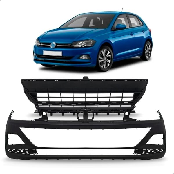 Kit Envolvente Com Grade Central Virtus 2018 19 2020 21 2022 Preto