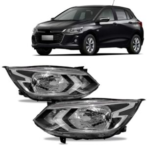 Par Farol Para Chevrolet Onix 2020 2021 2022 2023 Eletrico