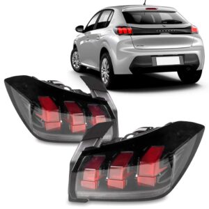 Par Sinaleira Peugeot 208 Ano 2020 2021 2022 2023 - Transparente