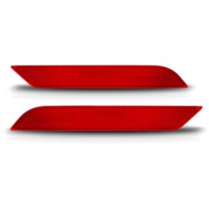 Par Refletor Parachoque Gol G7 2018 2019 2020 Vermelho