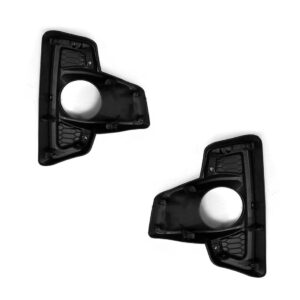 Par Moldura Milha Hilux Cs Chassi 2018 2019 2020 Black Piano Preto