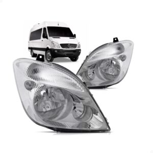 Par Farol Sprinter 2012 A 2016 S/ Aux Com Motor