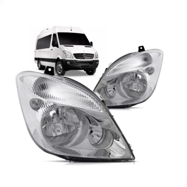 Par Farol Sprinter 2012 A 2016 S/ Aux Com Motor