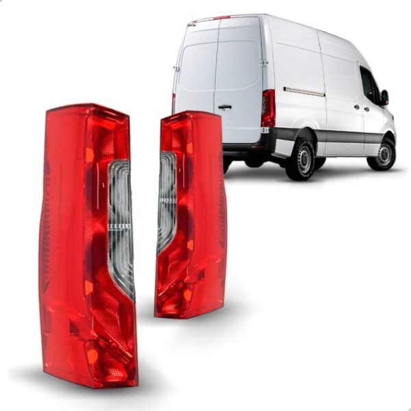Par Lanterna Traseira Sprinter 2020 Até 2024  Com Led Esquerdo