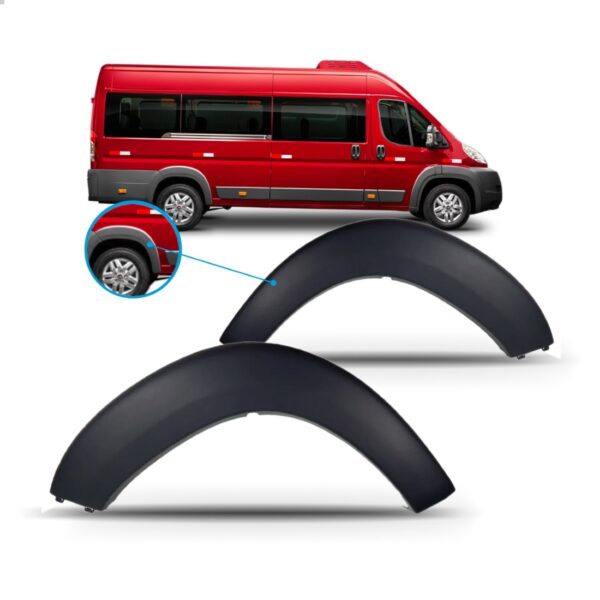 Par Alargador Roda Traseira Ducato 2018 2019 2020 21 22 2023