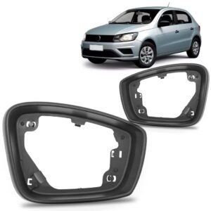 Par Aro Retrovisor Sem Furo Sinaleira Gol G7 Special 13 A 23 - Preto