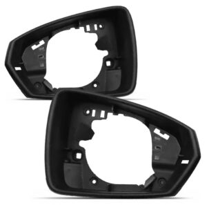 Par Aro Retrovisor Polo E Virtus 17 A 21 Com Furo Sinaleira Preto