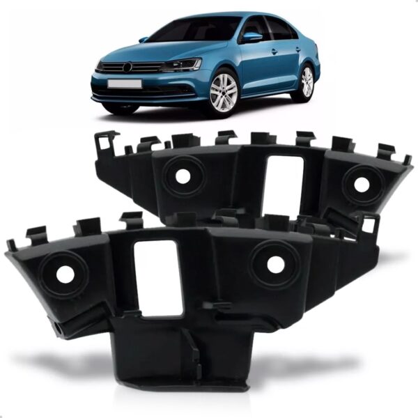 Par Guia Suporte Parachoque Jetta 10 11 12 13 A 15 Dianteiro