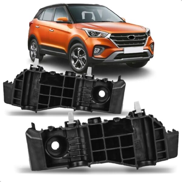 Par Guia Suporte Parachoque Creta 17 18 19 20 21 Dianteiro