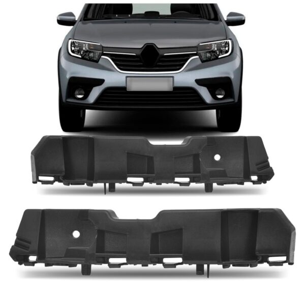 Par Guia Suporte Parachoque Logan Sandero 20 A 23 Dianteiro