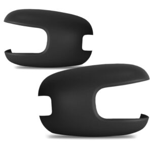 Par Capa Retrovisor Uno 15 16 17 18 A 23 C/ Furo Sinaleira - Preto