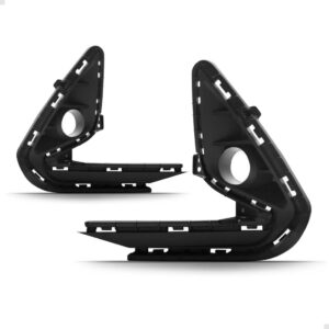 Par Moldura Milha Hb20 2020 2021 Com Furo Preto