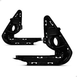 Par Moldura Milha Hb20 2020 2021 Com Furo Preto