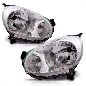 Par Farol Para Nissan March 2011 2012 2013 Cromado Manual