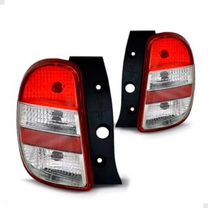 Par Lanterna Traseira March 2011 2012 2013 Bicolor