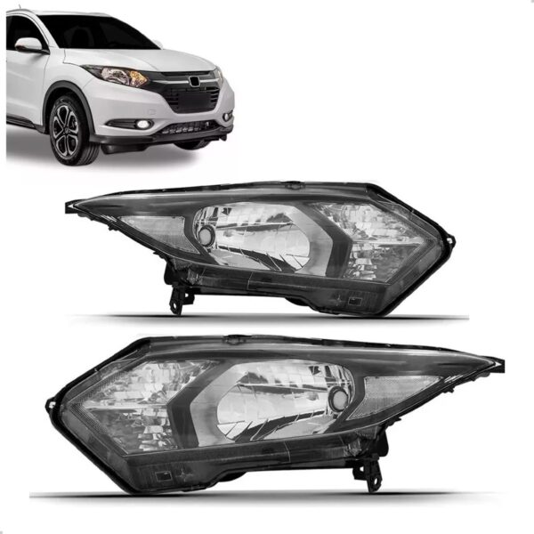 Par Farol Hrv 2015 2016 2017 2018 Eletrico Com Motor Sem Led