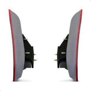 Par Sinaleira Traseira Para Honda Civic 2007 Até 2011 Mala Vermelho