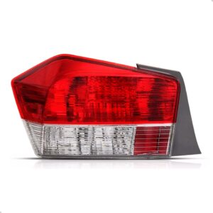 Par Lanterna Traseira Para Honda City 2009 A 2011 C/ Soquete Vermelho