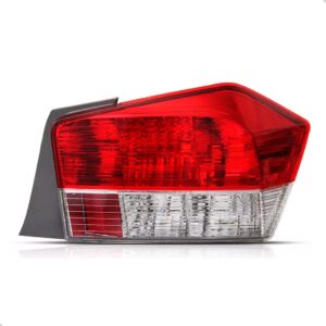 Par Lanterna Traseira Para Honda City 2009 A 2011 C/ Soquete Vermelho