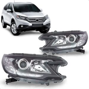 Par Farol Crv 12 2013 14 2015 Eletrico Com Motor Com Projeto