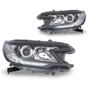 Par Farol Crv 12 2013 14 2015 Eletrico Com Motor Com Projeto