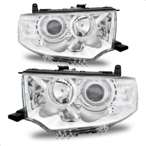 Par Farol Para Mitsubishi L200 2013 2014 2015 Cromado
