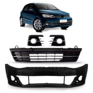 Kit Envolvente Voyage G7 2016 17 2018 Friso Completo Novo Preto