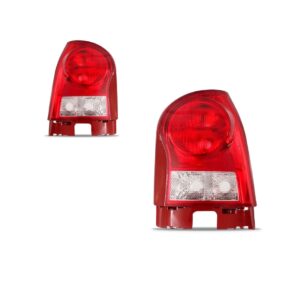 Par Sinaleira Traseira Gol G4 04 2005 2006 2007 2008 Bicolor Vermelho