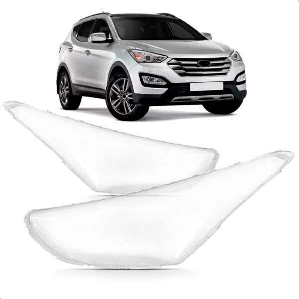 Par Lente Farol Para Hyundai Santa Fe 2014 2015 2016