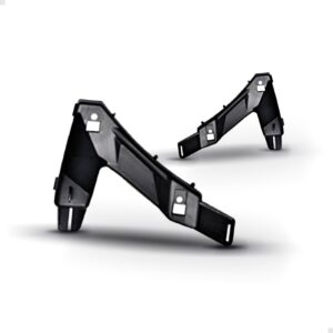 Par Suporte Guia Parachoque Dianteiro Gol G4 2004 A 2008