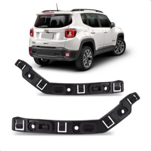 Par Suporte Guia Parachoque Traseiro Renegade 2015 Até 2018