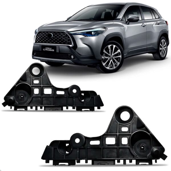 Par Suporte Parachoque Dianteiro Corolla Cross 2021 A 2024