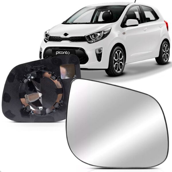 Par Lente Retrovisor Para Kia Picanto 2016 Até 2018