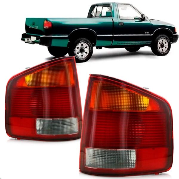 Par Sinaleira Traseira S10 1995 96 97 98 99 00 01 A 05 Fume