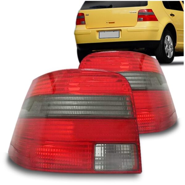 Par Sinaleira Traseira Golf 1998 99 00 01 03 04 2006 Ré Fumê Fumê
