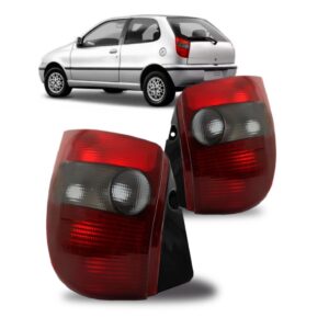 Jogo Sinaleira Traseira Palio 1996 1997 1998 1999 2000 Fume Vermelho