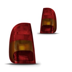 Par Lanterna Traseira Saveiro G2 G3 1997 A 2002 Fume Vermelho