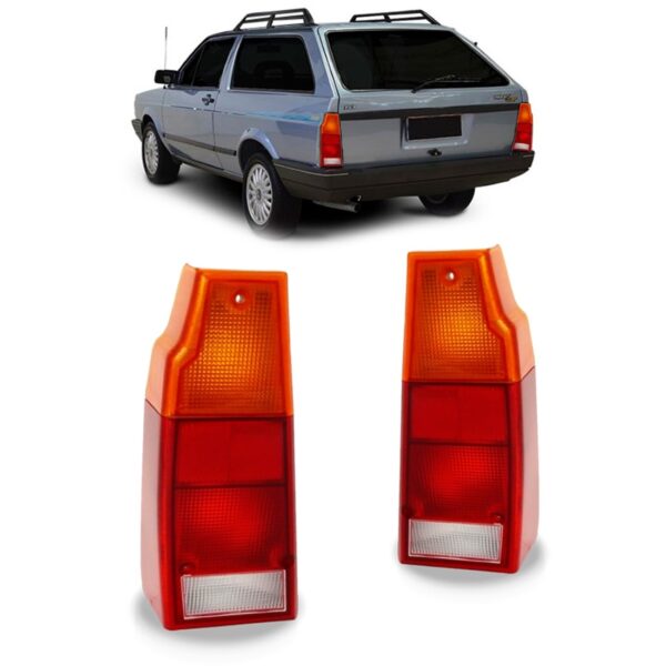 Par Sinaleira Traseira Parati 1987 88 89 90 A 1995 Tricolor