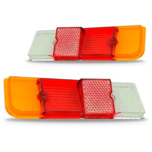 Jogo Lente Sinaleira Traseira Chevette 1973 74 1975 1976 197 Tricolor