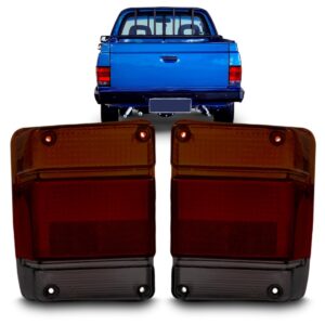 Par Lente Lanterna Traseira Chevy Marajo 1983 1984 1985 1986 Fume Esquerdo
