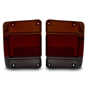 Par Lente Lanterna Traseira Chevy Marajo 1983 1984 1985 1986 Fume Esquerdo