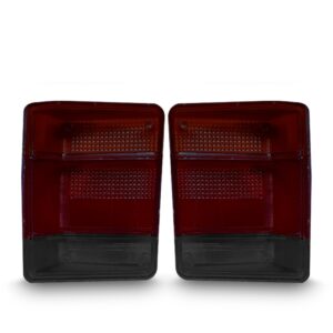 Par Lente Lanterna Traseira Chevy Marajo 1983 1984 1985 1986 Fume Esquerdo