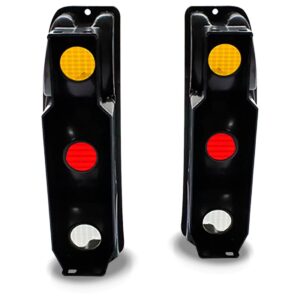 Par Lanterna Traseira Pampa 1989 90 A 1993 Tricolor Acrílico Esquerdo Tricolor